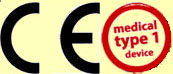 CE + Medical Type 1 device CE + Medical Type 1 device