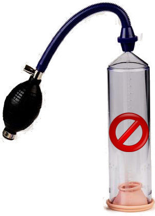 Avoid Penis Enlargement Pumps