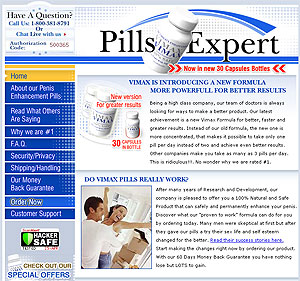 Vimax Pills Official Website